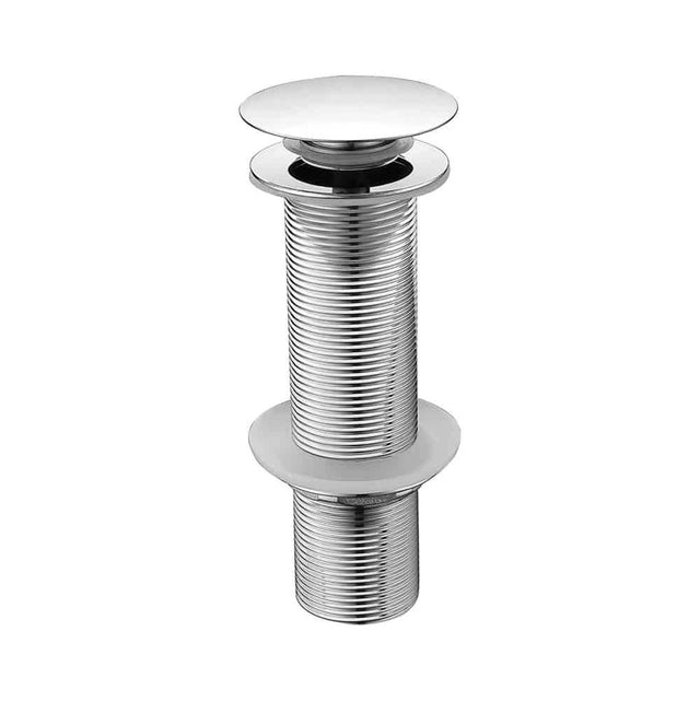 Lenova - 6'' Long Thread Mushroom Pop Up Drain in Polished Chrome Finish - Polished Chrome