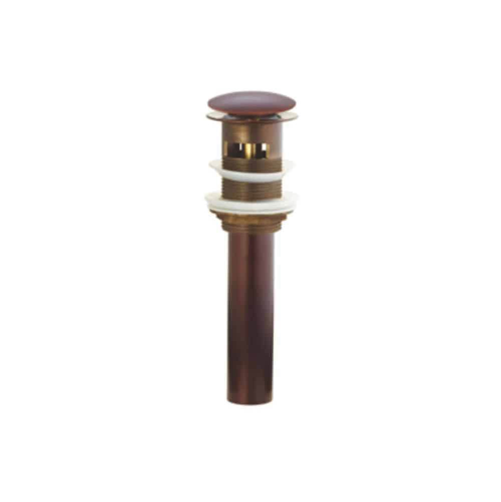 Lenova - Mushroom Pop Up Drain With Overflow - Oil Rubbed Bronze