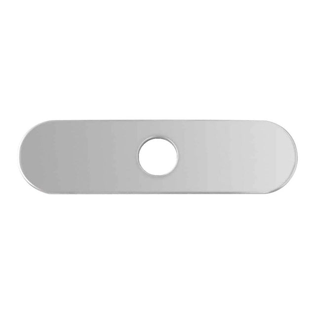 Lenova - Solid Brass Single Hole Faucet Cover Plate in Polished Chrome Finish - Polished Chrome