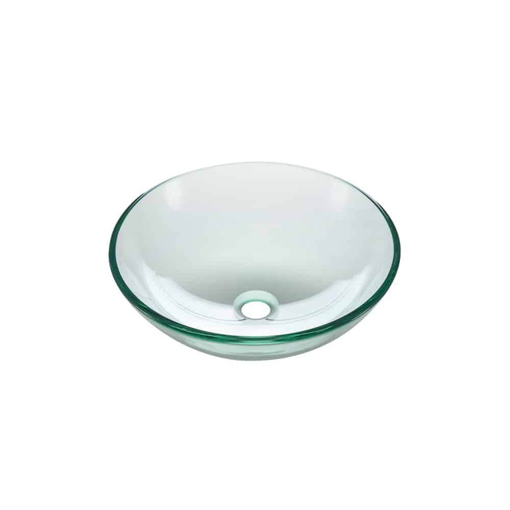 Lenova - Above Counter Single Bowl Diameter: 16'' - Clear and Smooth