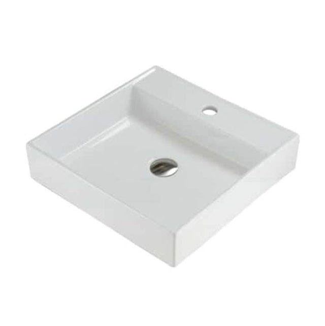 Lenova - Above Counter Single Bowl 17-1/2'' x 17-1/2'' x 4'' - White