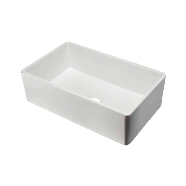 Lenova - Undermount Single Bowl Reversible 30'' x 20'' x 10'' - White