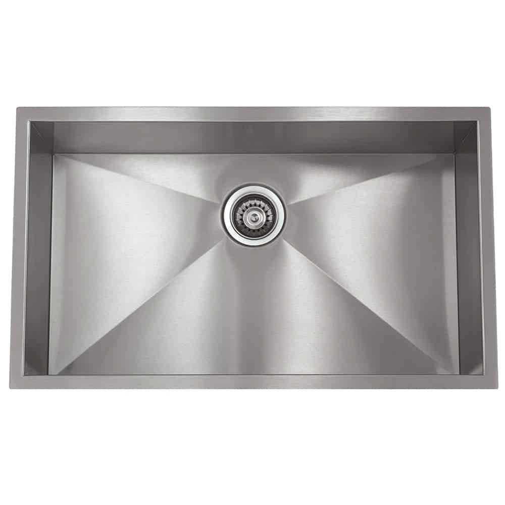 Lenova - Undermount Single Bowl 32'' x 19'' x 10'' - Brushed Satin