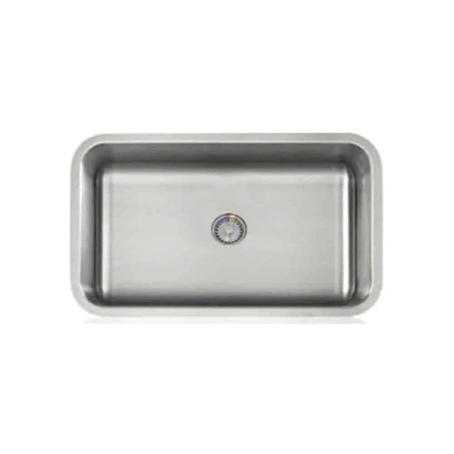 Lenova - Undermount Single Bowl 30-1/8'' x 17-7/8'' x 9'' - Brushed Satin