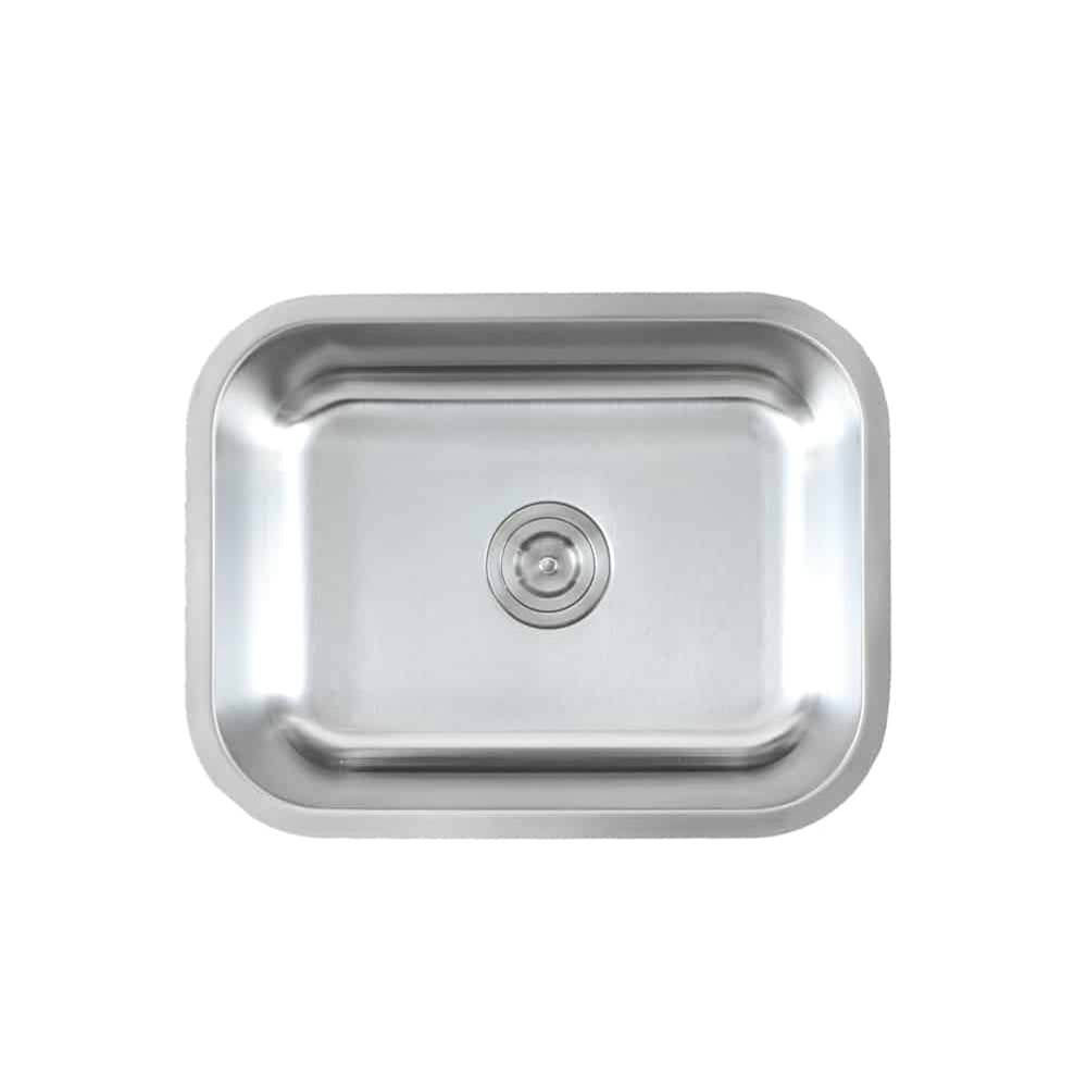 Lenova - Undermount Single Bowl 23-1/16'' x 17-3/4'' x 8'' - Brushed Satin