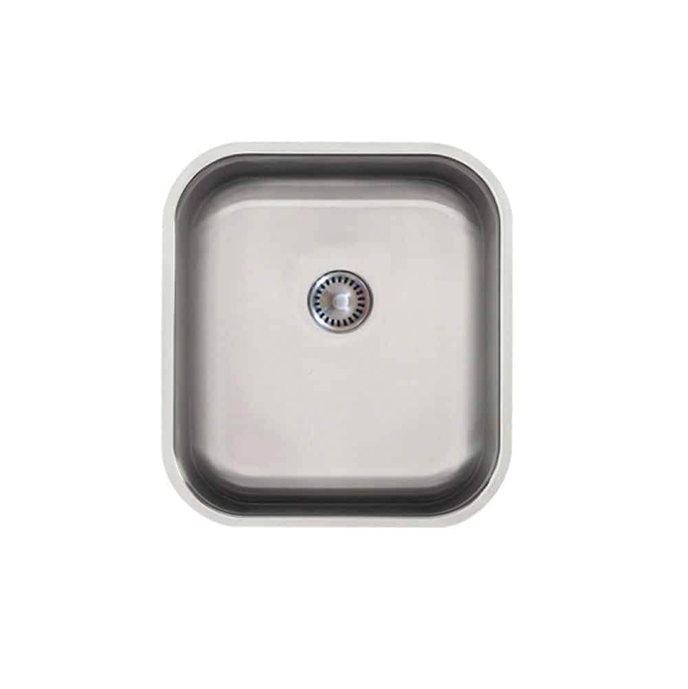 Lenova - Undermount Single Bowl 15'' x 18-1/2'' x 8'' - Brushed Satin