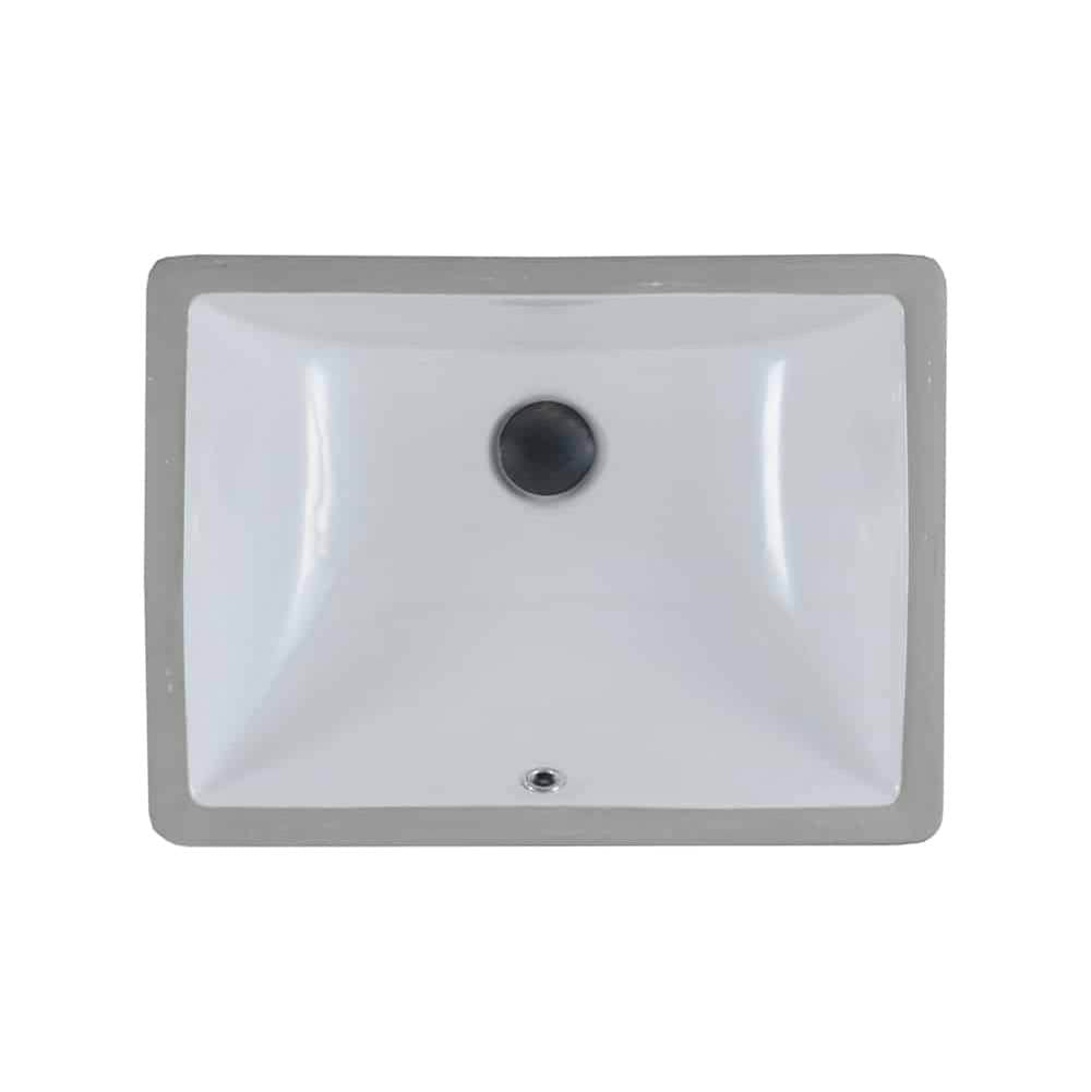 Lenova - Undermount Single Bowl 20-1/2'' x 15-1/4'' x 8'' - White and Smooth
