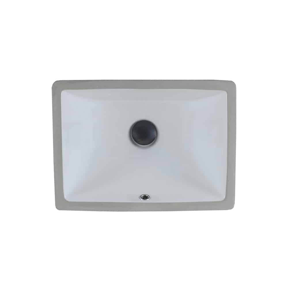 Lenova - Undermount Single Bowl 18-1/8'' x 13'' x 5-1/4'' - White and Smooth