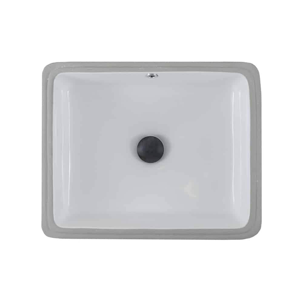 Lenova - Undermount Single Bowl 19-1/2'' x 15-1/2'' x 6-7/8'' - White and Smooth