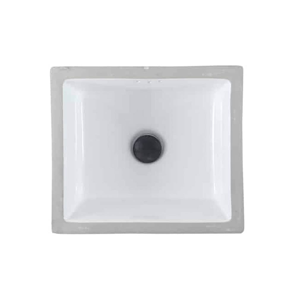 Lenova - Undermount Single Bowl 16-1/4'' x 14-1/4'' x 5-1/2'' - White and Smooth