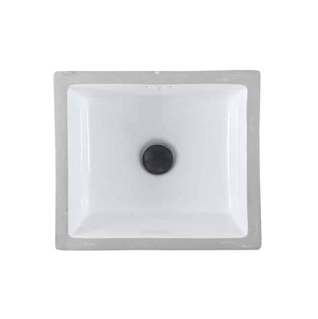 Lenova - Undermount Single Bowl 16-1/4'' x 14-1/4'' x 5-1/2'' - White and Smooth