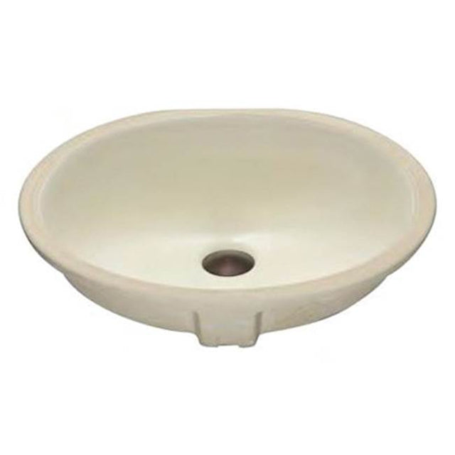 Lenova - Undermount Oval Bisque - Bisque and Smooth