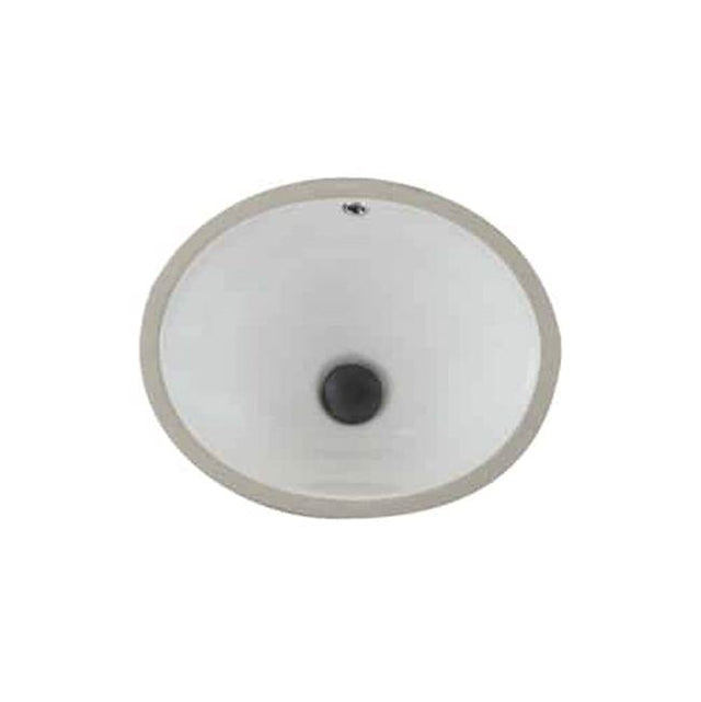 Lenova - Undermount Single Bowl 16-1/2'' x 13-1/4'' x 8'' - White and Smooth