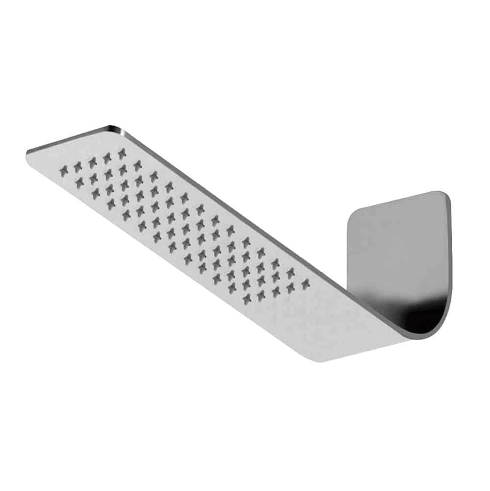 Lenova - Shower Head: 16'' x 4-3/4'' Wall Mount - Brushed Nickel