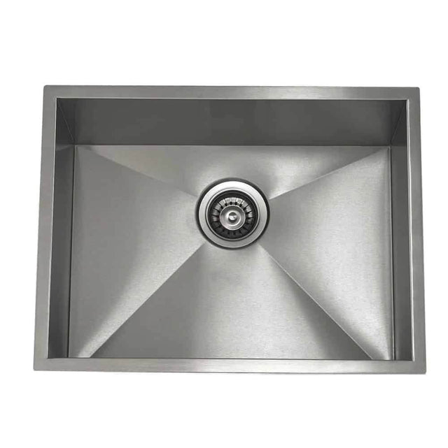 Lenova - Undermount Single Bowl 23'' x 18'' x 10'' - Brushed Satin