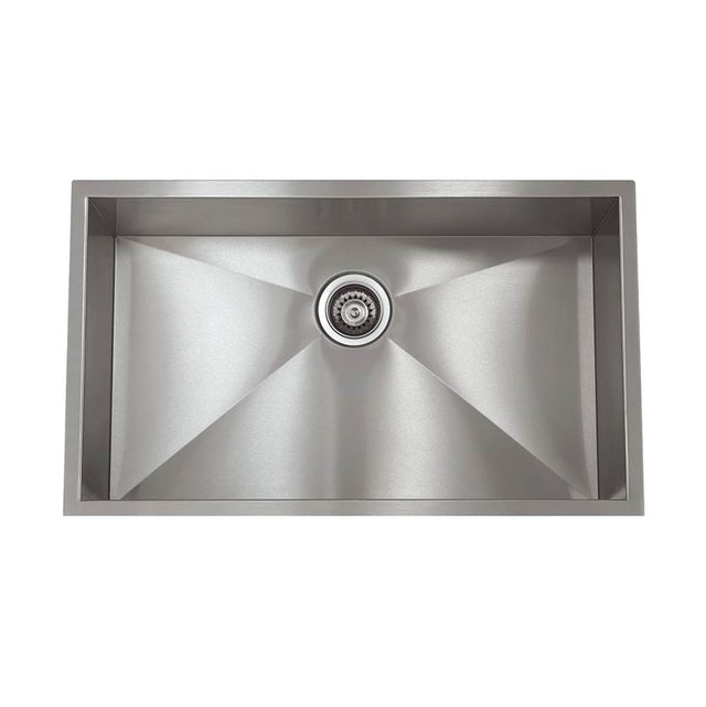 Lenova - Undermount Single Bowl 28'' x 18'' x 10'' - Brushed Satin