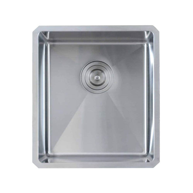 Lenova - Undermount Single Bowl 15-1/2'' x 17-1/2'' x 10'' - Brushed Satin