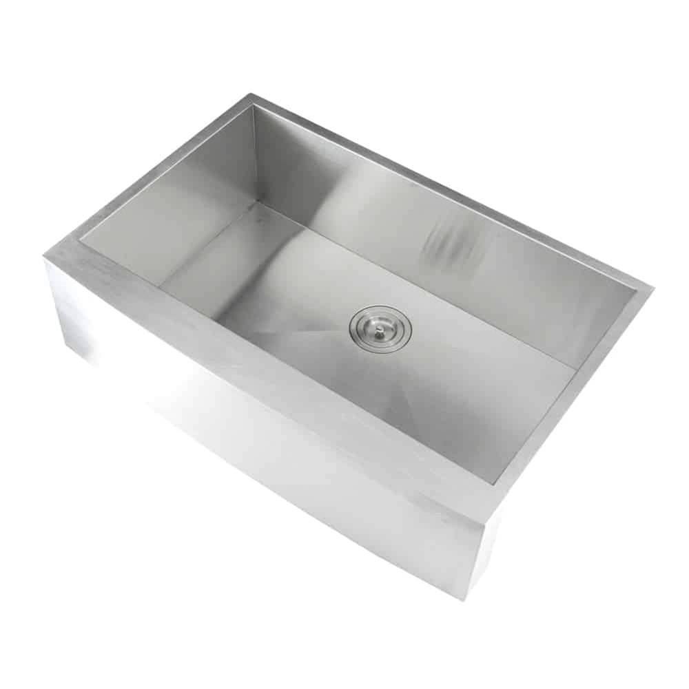Lenova - Undermount Single Bowl 30'' x 21-1/4'' x 10'' - Brushed Satin