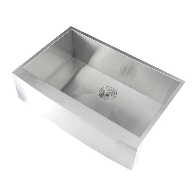 Lenova - Undermount Single Bowl 30'' x 21-1/4'' x 10'' - Brushed Satin