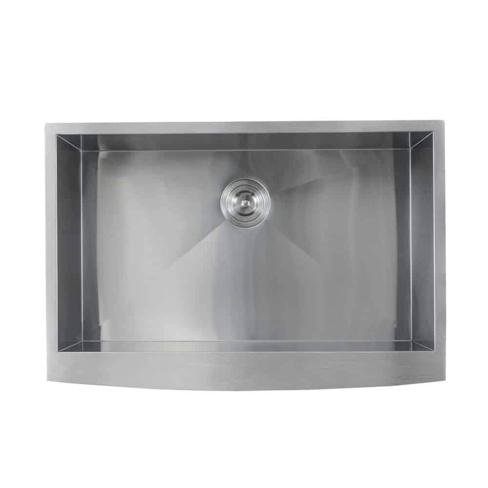 Lenova - Undermount Single Bowl 33'' x 22-1/4'' x 10'' - Brushed Satin