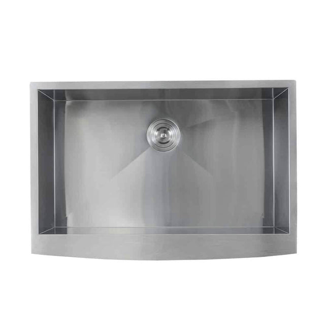 Lenova - Undermount Single Bowl 33'' x 22-1/4'' x 10'' - Brushed Satin