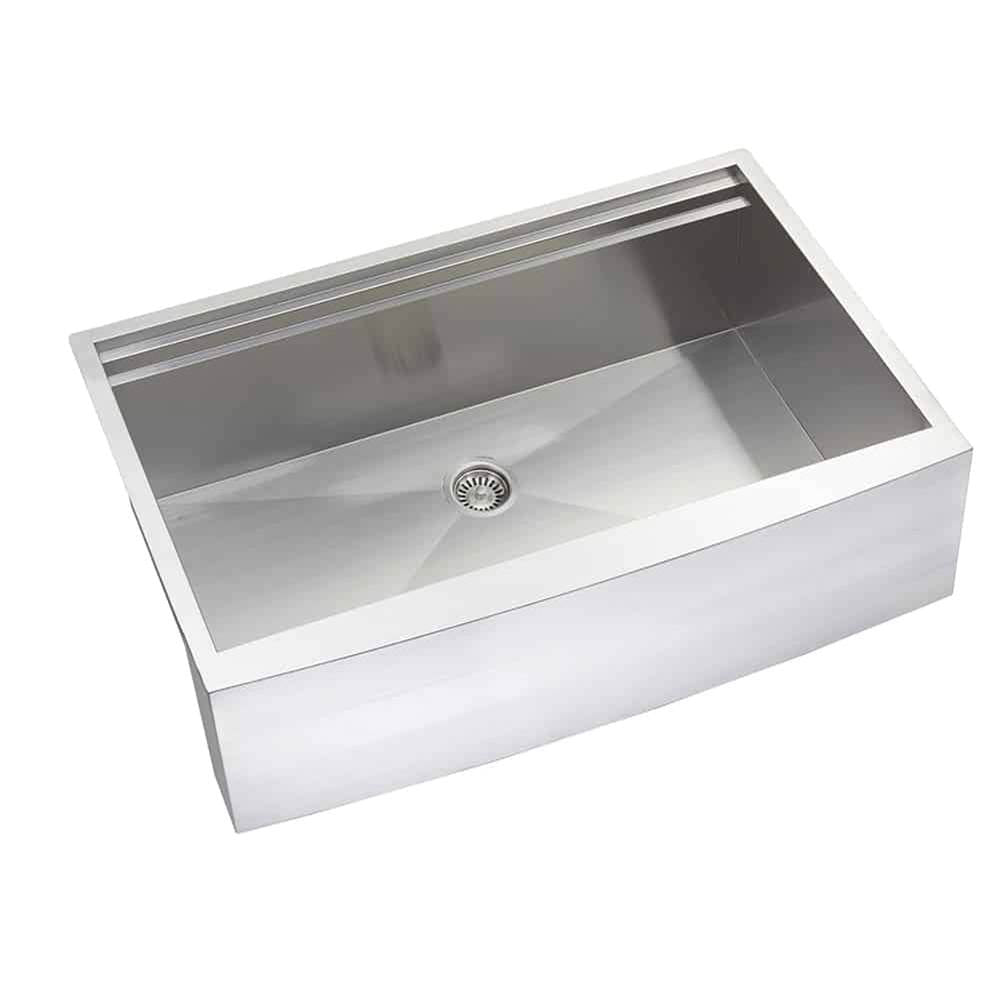 Lenova - Undermount Single Bowl 29-7/8'' x 22-4/5'' x 10'' - Brushed Satin