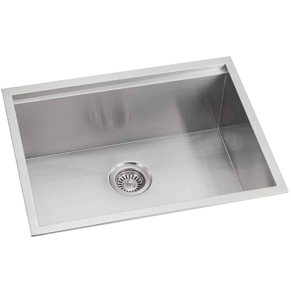Lenova - Undermount Single Bowl 23'' x 19'' x 10'' - Brushed Satin