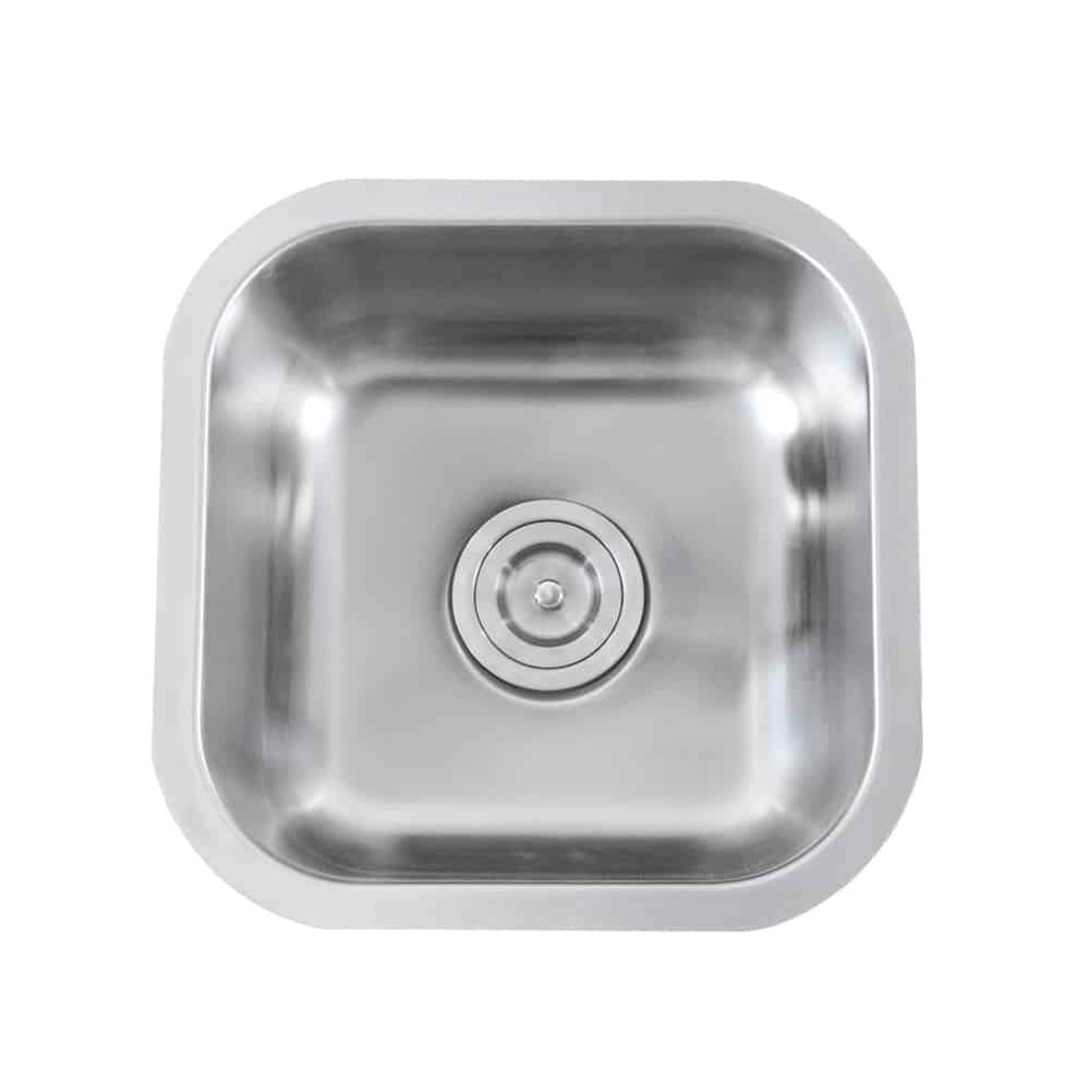 Lenova - Undermount Single Bowl 16'' x 16'' x 8'' - Brushed Satin