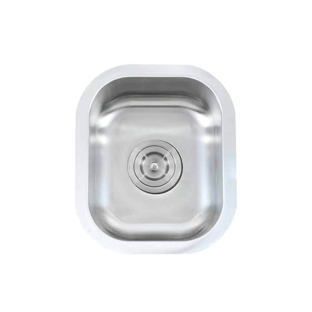 Lenova - Undermount Single Bowl 15'' x 13'' x 7'' - Brushed Satin