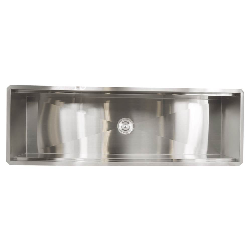 Lenova - Undermount Single Bowl 58'' x 19-1/8'' x 10'' - Brushed Satin