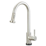 Lenova - Touch Kitchen Faucet - Brushed Nickel
