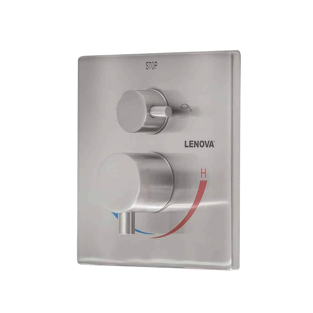 Lenova - Shower Valve (All Valves Come with Solid Brass Rough In Body) - Polished Chrome