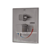 Lenova - Shower Valve (All Valves Come with Solid Brass Rough In Body) - Brushed Nickel