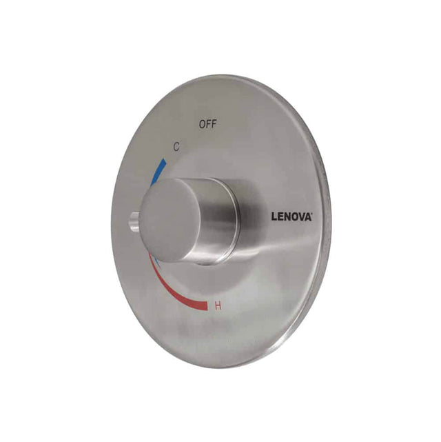 Lenova - Shower Valve (All Valves Come with Solid Brass Rough In Body) - Brushed Nickel