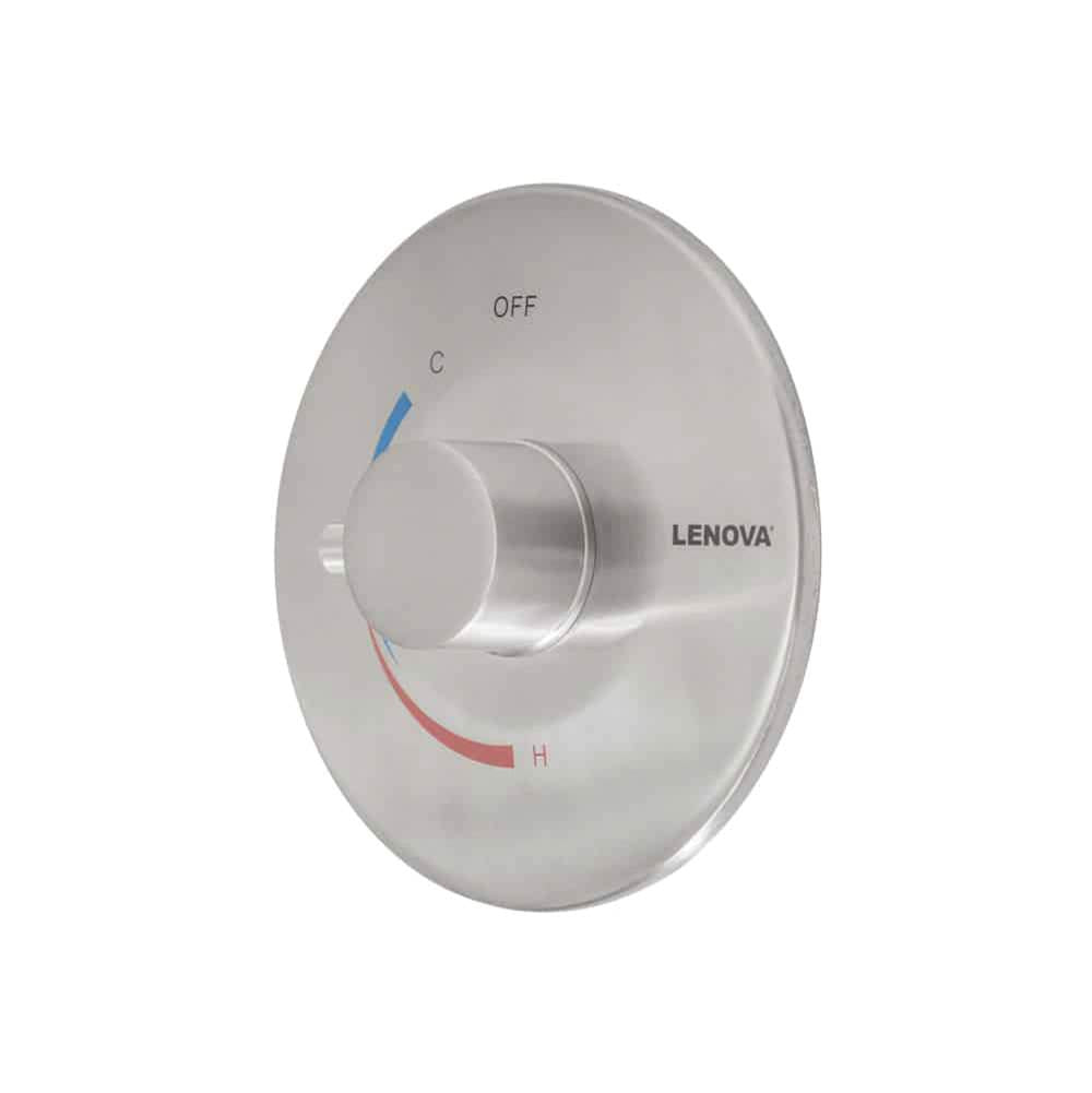 Lenova - Shower Valve (All Valves Come with Solid Brass Rough In Body) - Polished Chrome