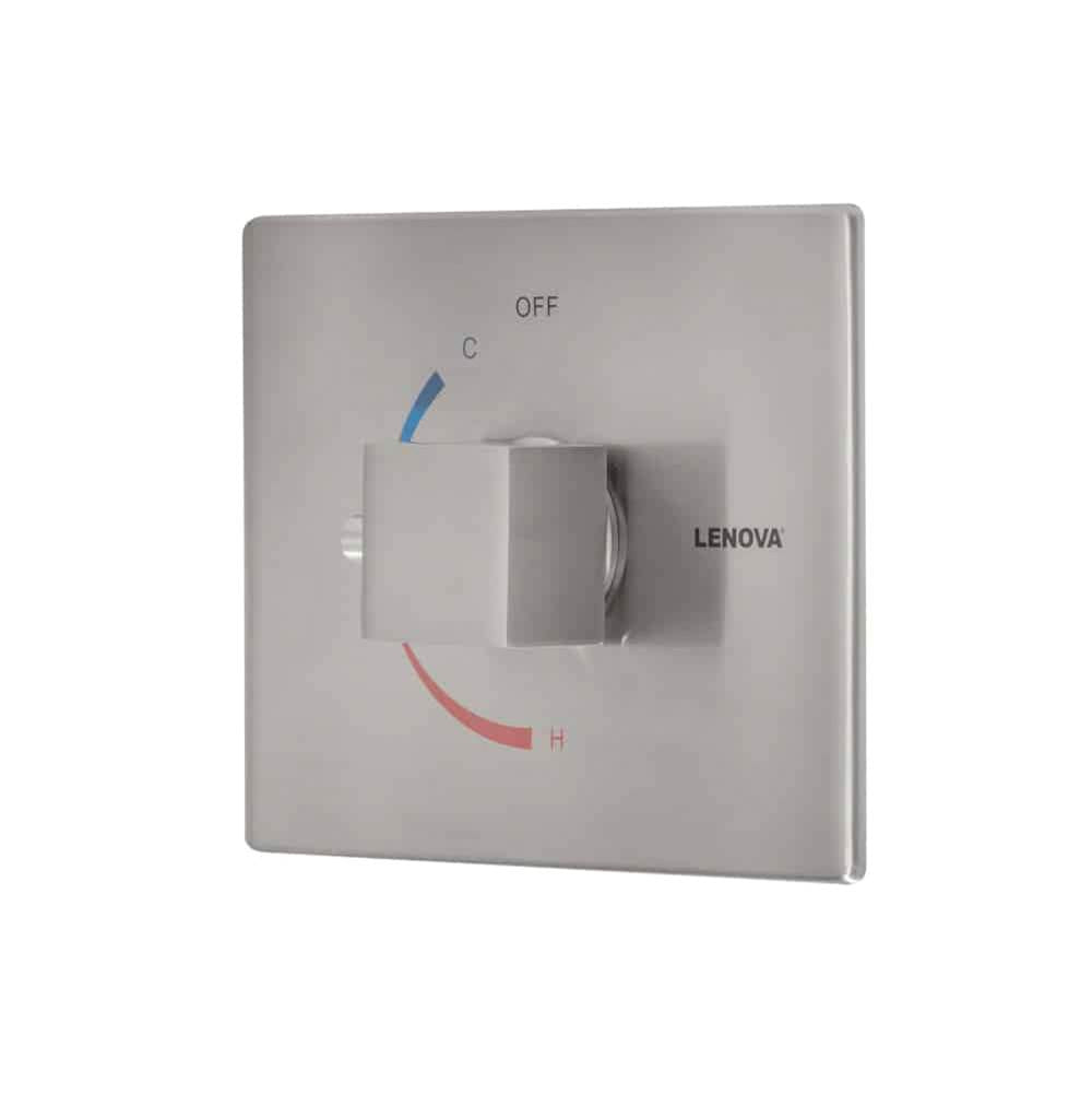 Lenova - Shower Valve (All Valves Come with Solid Brass Rough In Body) - Polished Chrome