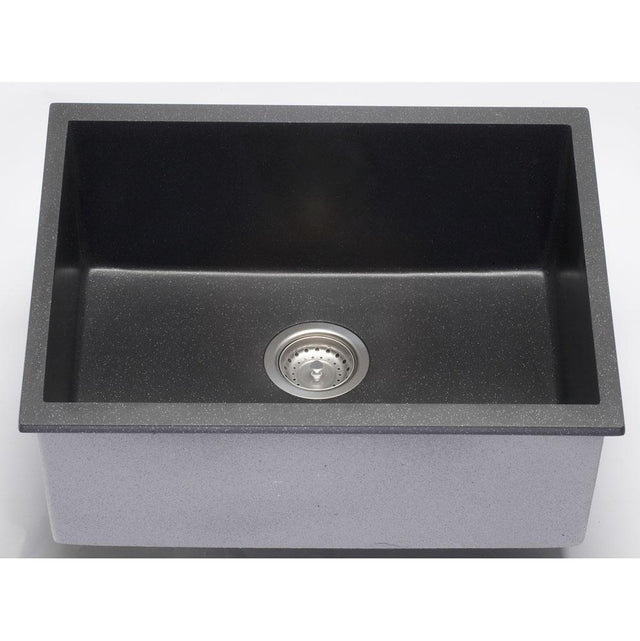 Lenova - NOVAGRANITE Composite Black Kitchen Sink 31-7/8''