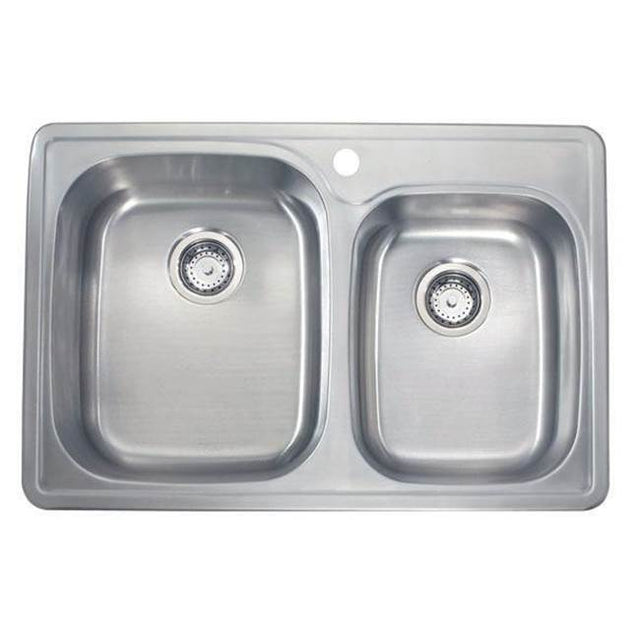 Lenova - Double Bowl 33'' X 22'' X 9/8''