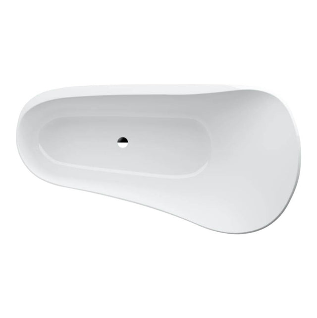 Laufen - Freestanding bathtub, made of Sentec solid surface material, with hidden integrated overflow, Matte Satin finish