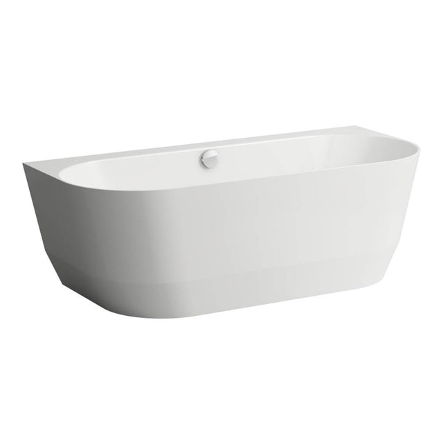 Laufen - Bathtub, back-to-wall version, incl. feet for bathtub - White