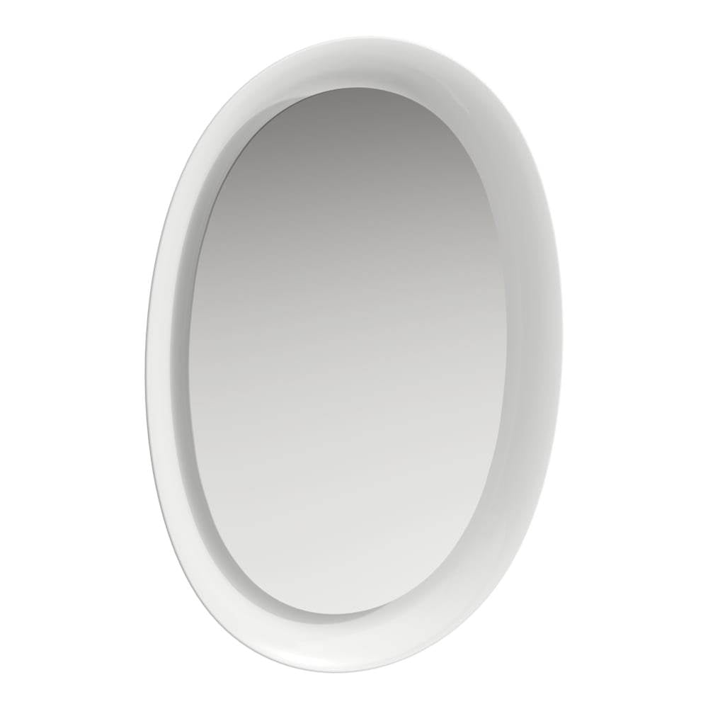 Laufen - Ceramic Mirror With Led Ambient Light, For Room Switch, 4000k, 220volts - Not Ul Certified - Matte White