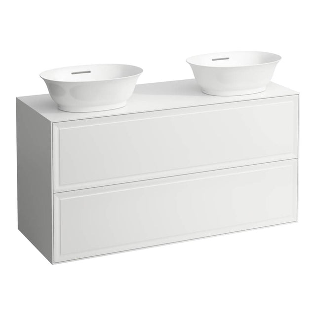 Laufen - Drawer element Only, 2 drawers, matches bowl washbasins 812850 and 812851 - Glossy White