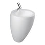 Laufen - Washbasin With Integrated Pedestal, With Wall Connection, Incl. Ceramic Waste Cover - Matte White