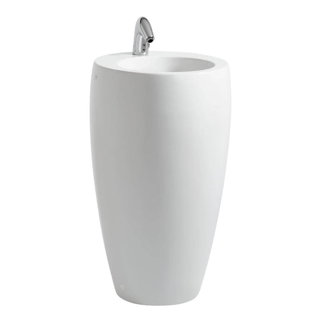 Laufen - Freestanding Washbasin, Incl. Ceramic Waste Cover - Matte White