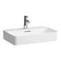 Laufen - Washbasin bowl with tap ledge, finished 4 sides - Matte White
