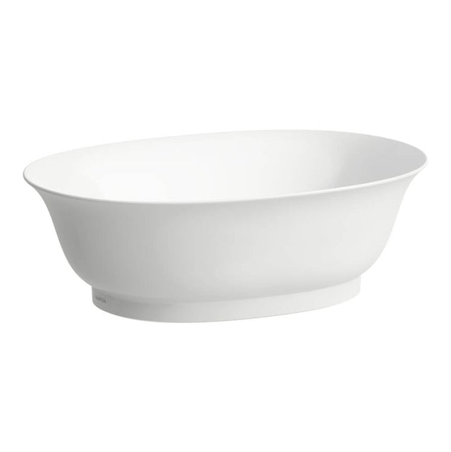 Laufen - Washbasin Oval Without Overflow - Optional ceramic drain & cover - White