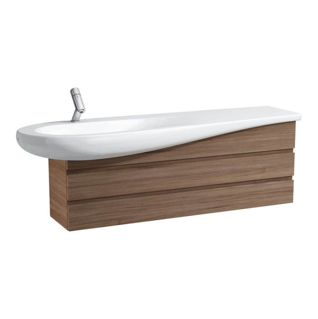 Laufen - Washbasin, Shelf Right, Incl. Ceramic Waste Cover, Wall Mounted - Matte White