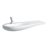 Laufen - Washbasin, Shelf Right, Incl. Ceramic Waste Cover, Wall Mounted - Matte White