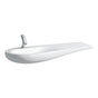 Laufen - Washbasin, Shelf Right, Incl. Ceramic Waste Cover, Wall Mounted - Matte White
