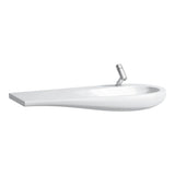 Laufen - Washbasin, Shelf Left, Incl. Ceramic Waste Cover, Wall Mounted - Matte White